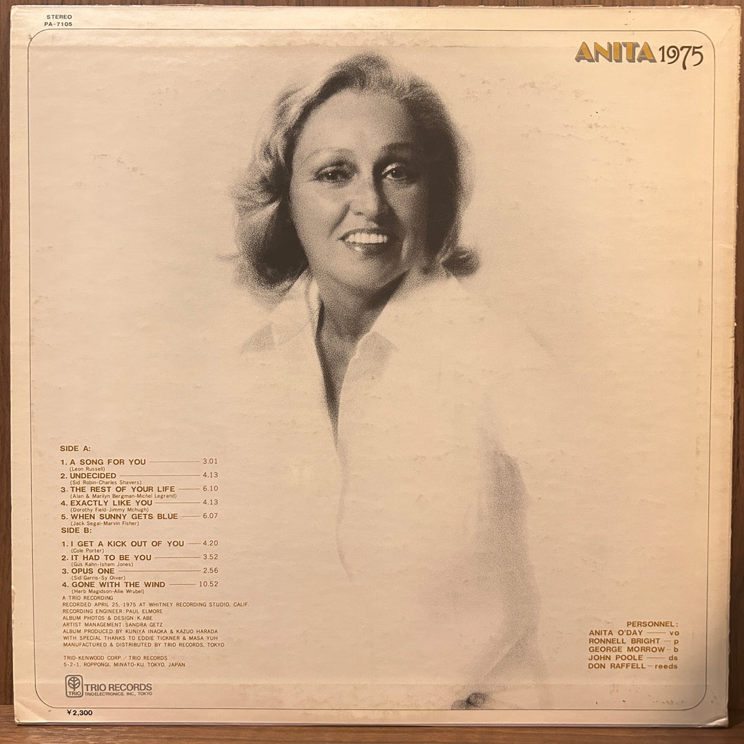Anita O'Day - Anita 1975