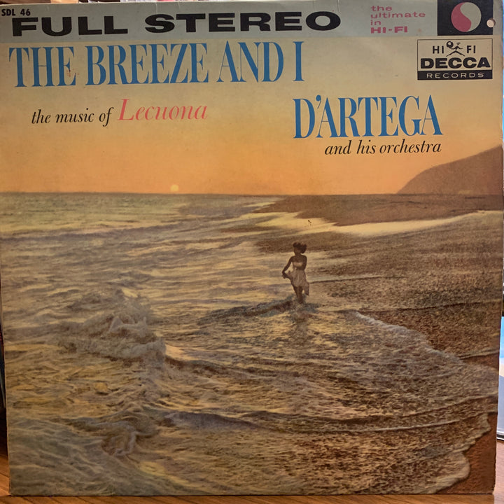 D'Artega And His Orchestra – The Breeze And I - The Music Of Lecuona