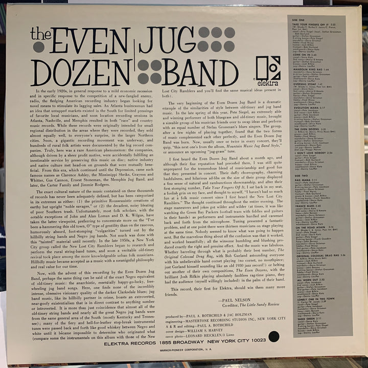 The Even Dozen Jug Band - The Even Dozen Jug Band