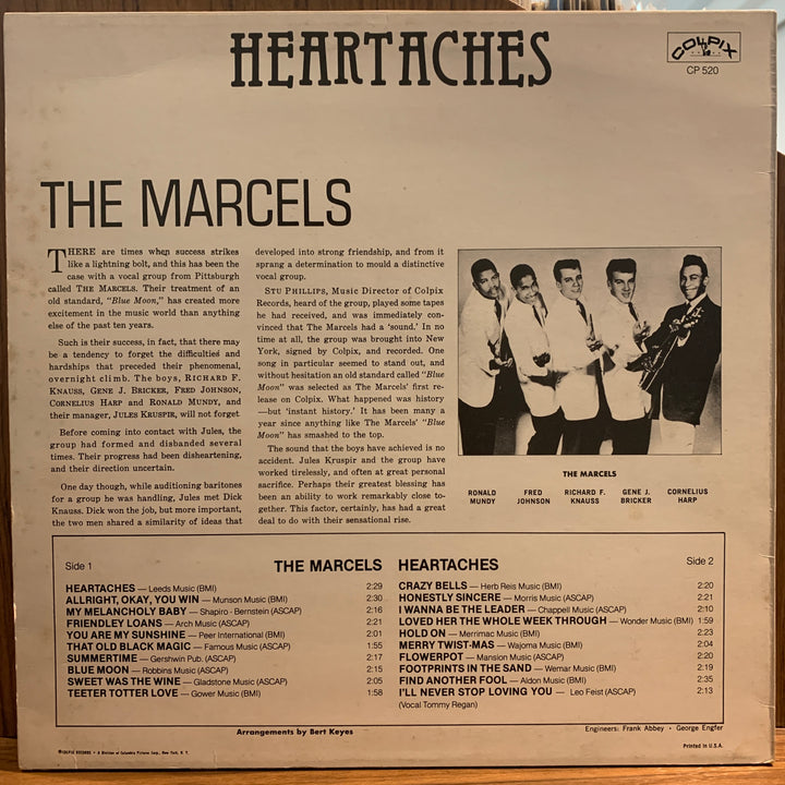 The Marcels - Heartaches