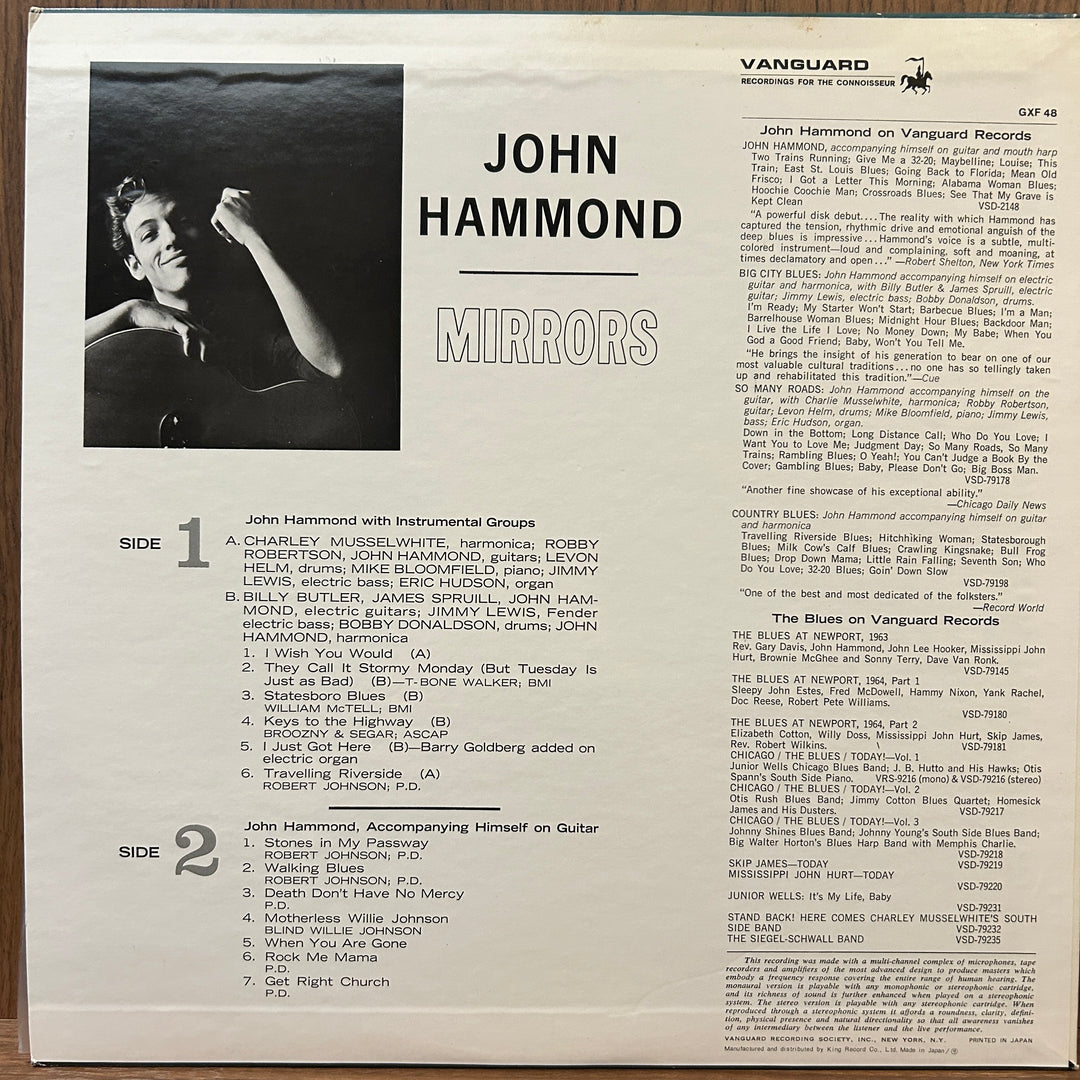 John Hammond - Mirrors