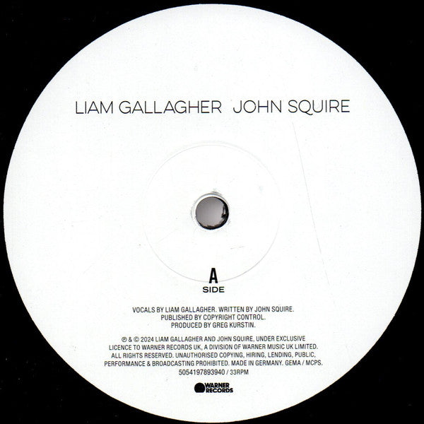 Liam Gallagher, John Squire – Liam Gallagher John Squire