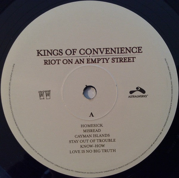 Kings Of Convenience	- Riot On An Empty Street