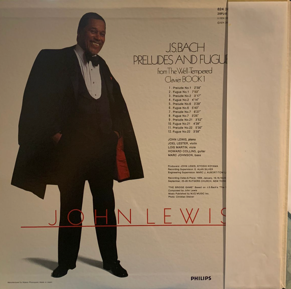 J.S. Bach, John Lewis – J.S. Bach Preludes And Fugues From The Well-Tempered Clavier Book 1